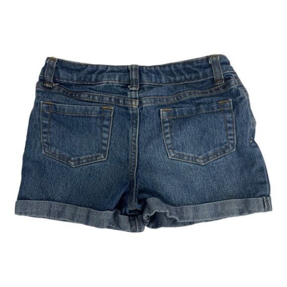Cherokee Girls Denim Shorts Size S 6/6X Adjustable Waist - Picture 5 of 6